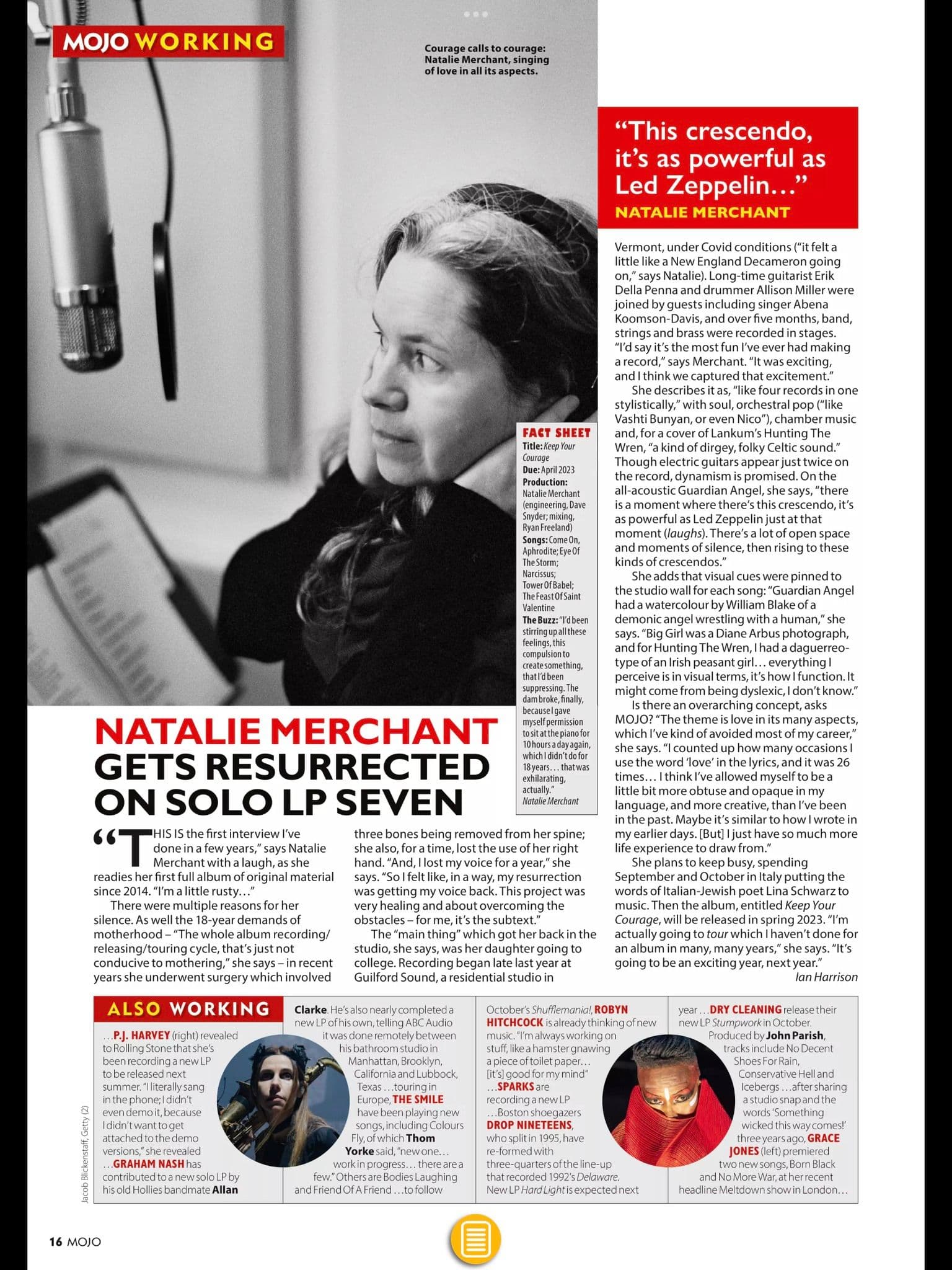 It made me wish I had made more records': Natalie Merchant on