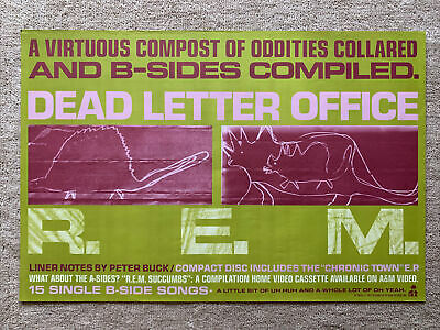 Original-1987-REM-Dead-Letter-Office-Promotional-Rock